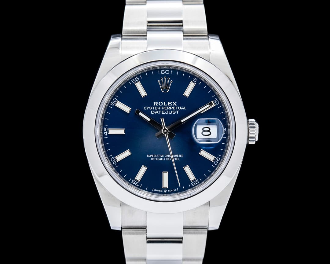 Rolex 126300 Datejust 41 SS Blue Dial