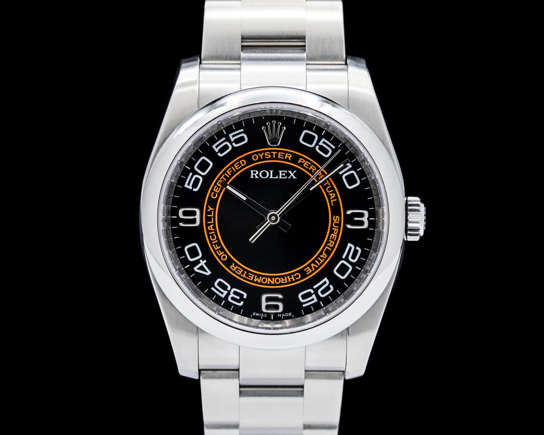 Rolex 116000 Oyster Perpetual "Harley Davidson" SS Black Dial