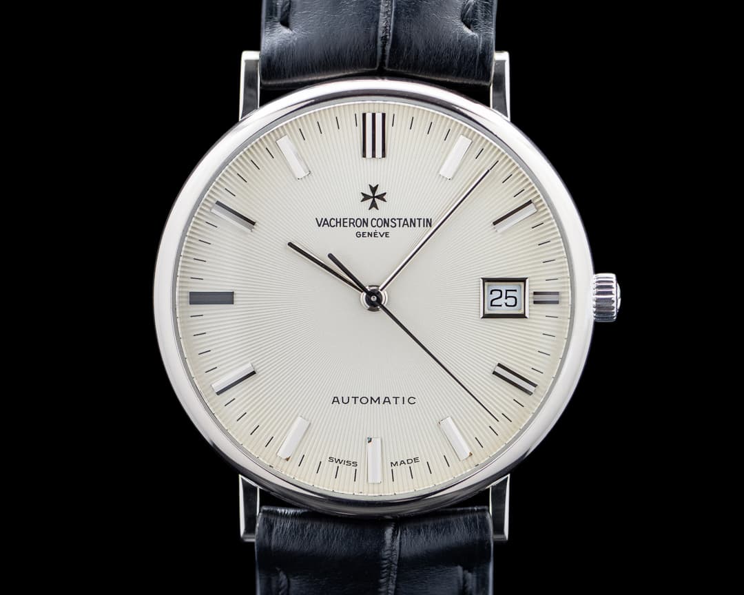 Vacheron Constantin 42002/000G-9020 Patrimony 18K White Gold Silver Dial