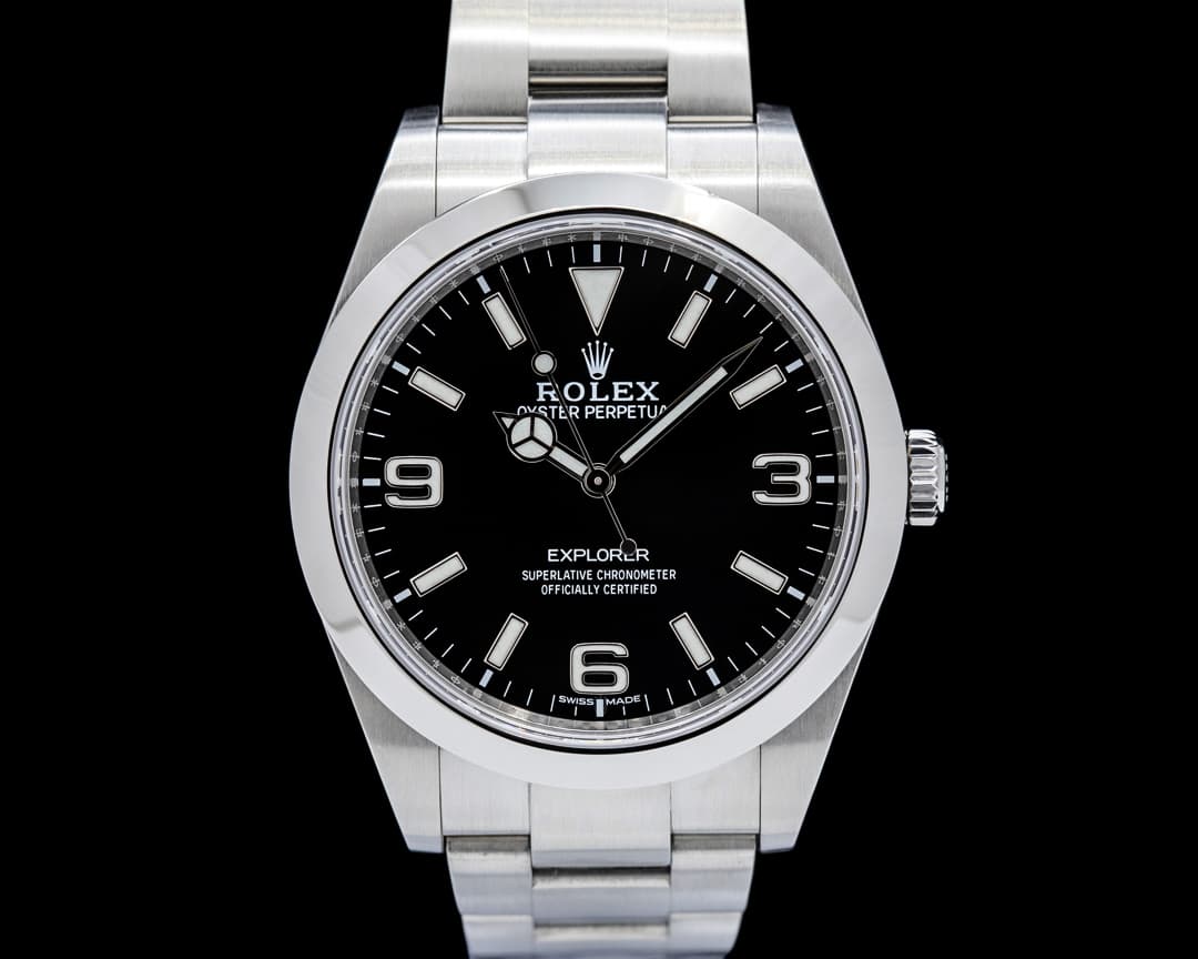Image of Rolex 214270 Explorer I SS Black Dial