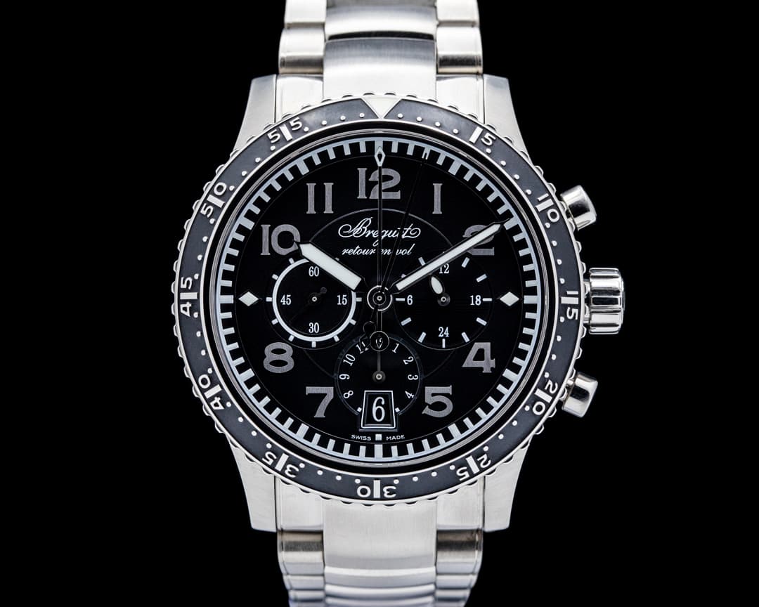Image of Breguet 3810TI Type XXI Transatlantique Titanium Black Dial