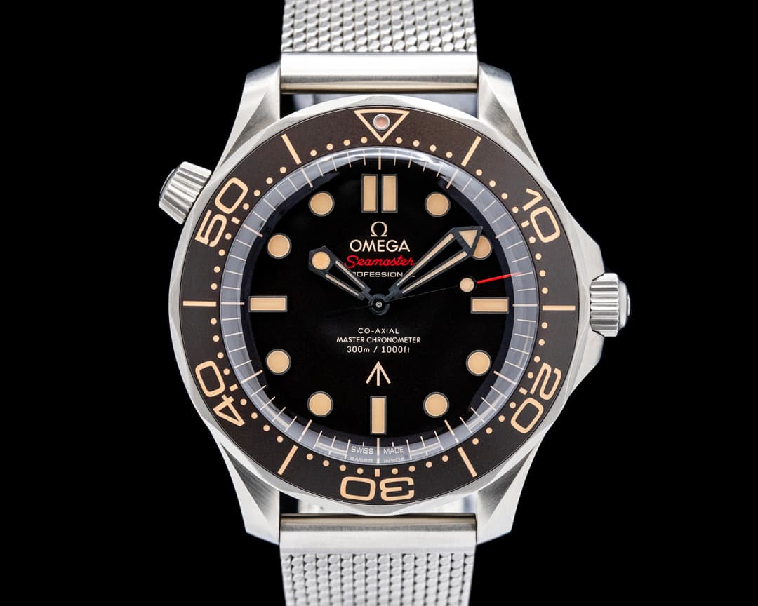 Omega Seamaster Diver 300M 007 Edition Titanium Black Dial