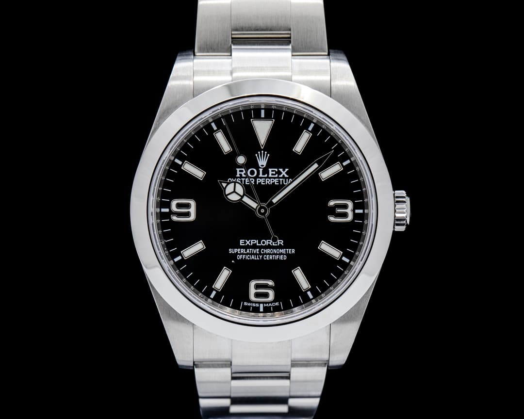 Rolex 214270 Explorer I SS Black Dial