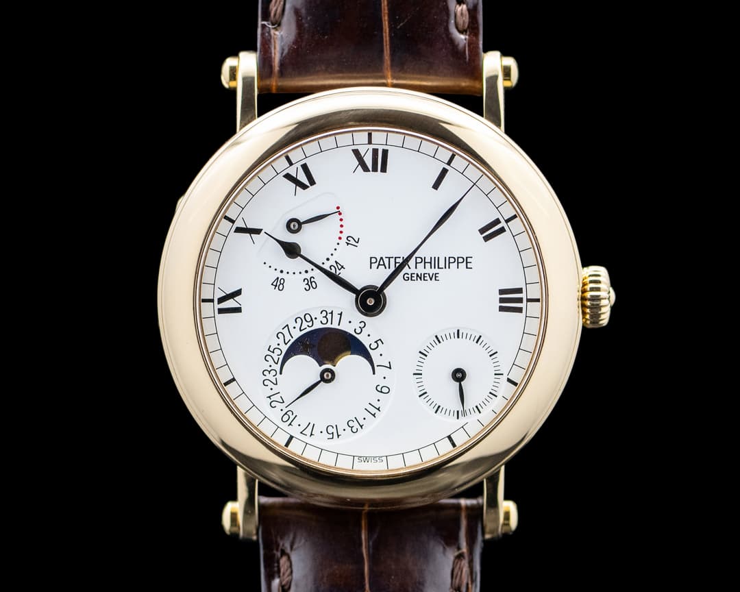 Image of Patek Philippe 5054J Calatrava 18K Yellow Gold White Dial