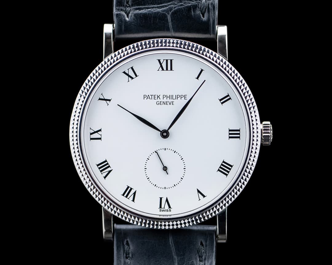 Image of Patek Philippe 3919G Calatrava 18K White Gold White Dial
