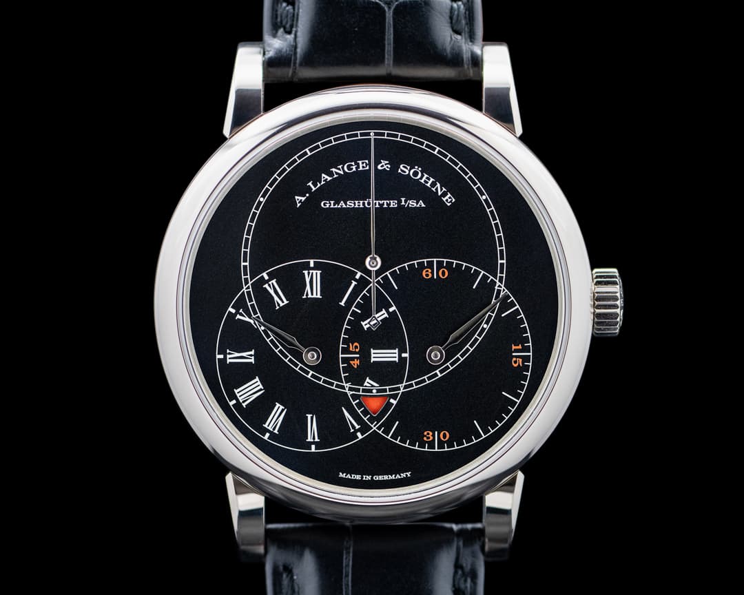 A. Lange & Söhne 252.029 Richard Lange Jumping Seconds 18K WG Black Dial 2025