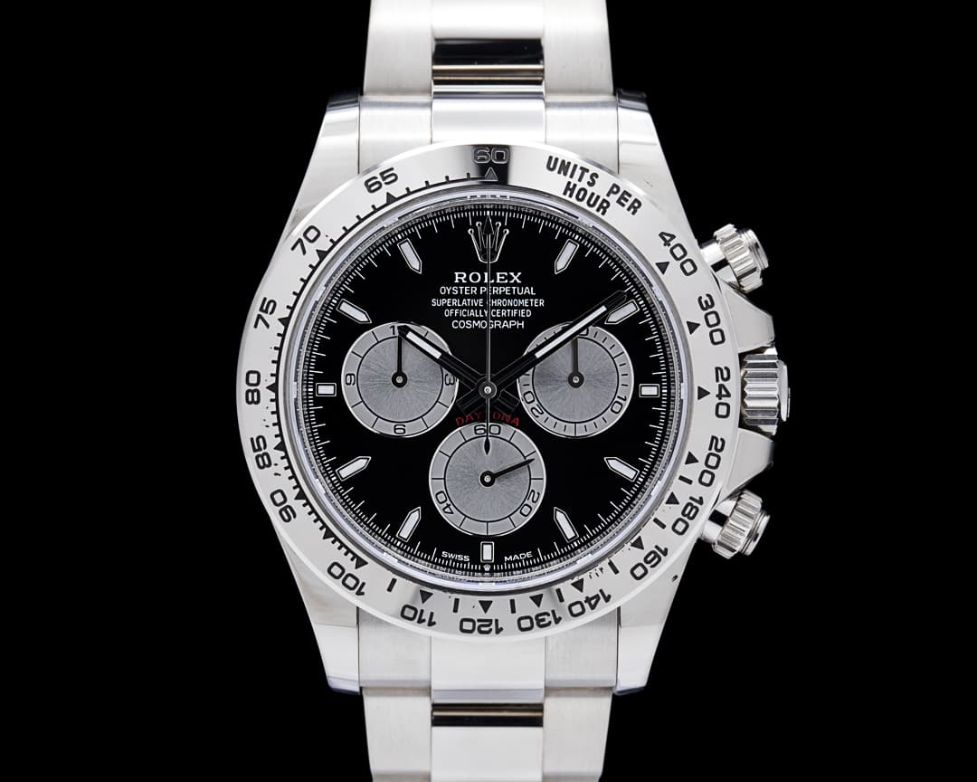 Rolex 126509 Daytona 18K White Gold Black Dial