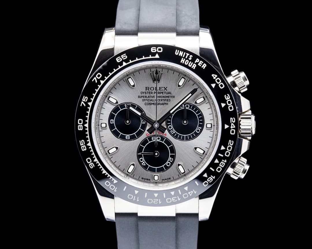 Rolex 116519LN Daytona 18K White Gold Silver Dial
