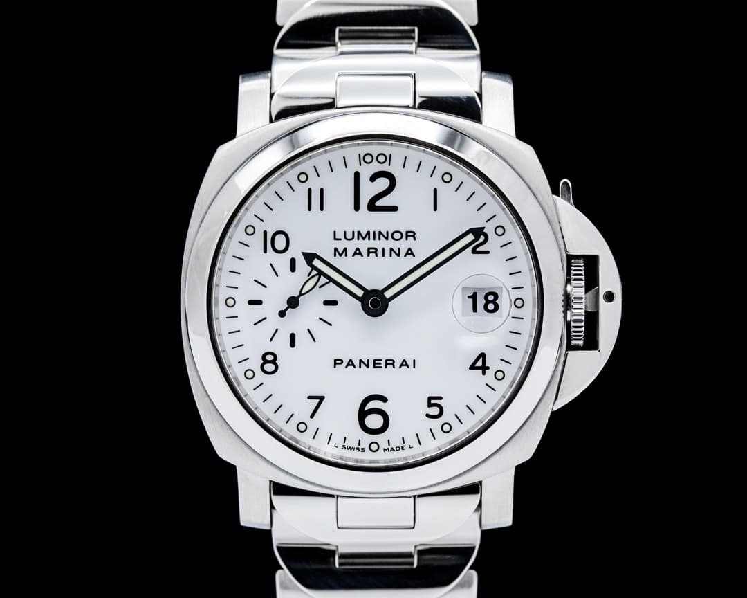 Panerai PAM00051 Luminor Marina Automatic 40 SS White Dial