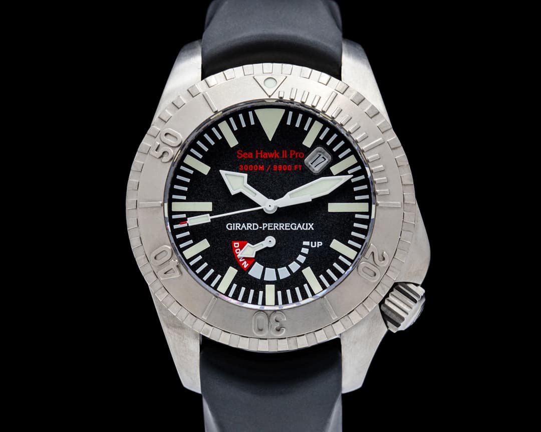 Girard-Perregaux 49940 Sea Hawk II Pro Titanium Black Dial