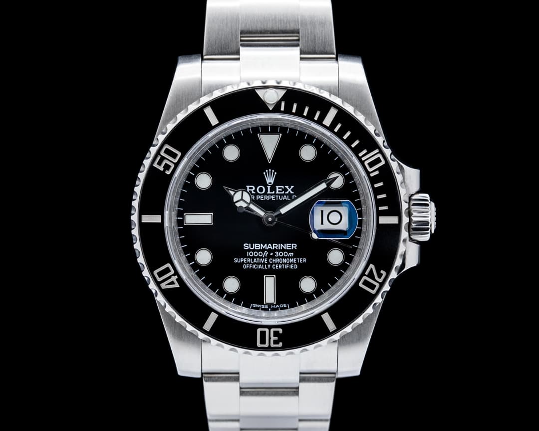 Rolex 116610LN Submariner Date Ceramic SS Black Dial