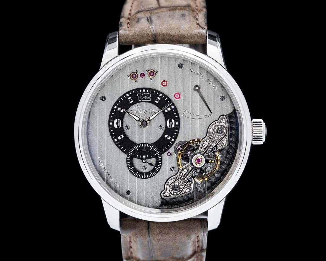 Glashütte Original PanoInverse XL SS Gray Dial