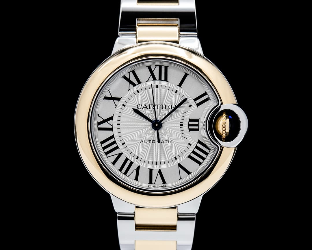 Cartier W2BB0037 Ballon Bleu de Cartier SS / 18K Yellow Gold Silver Dial