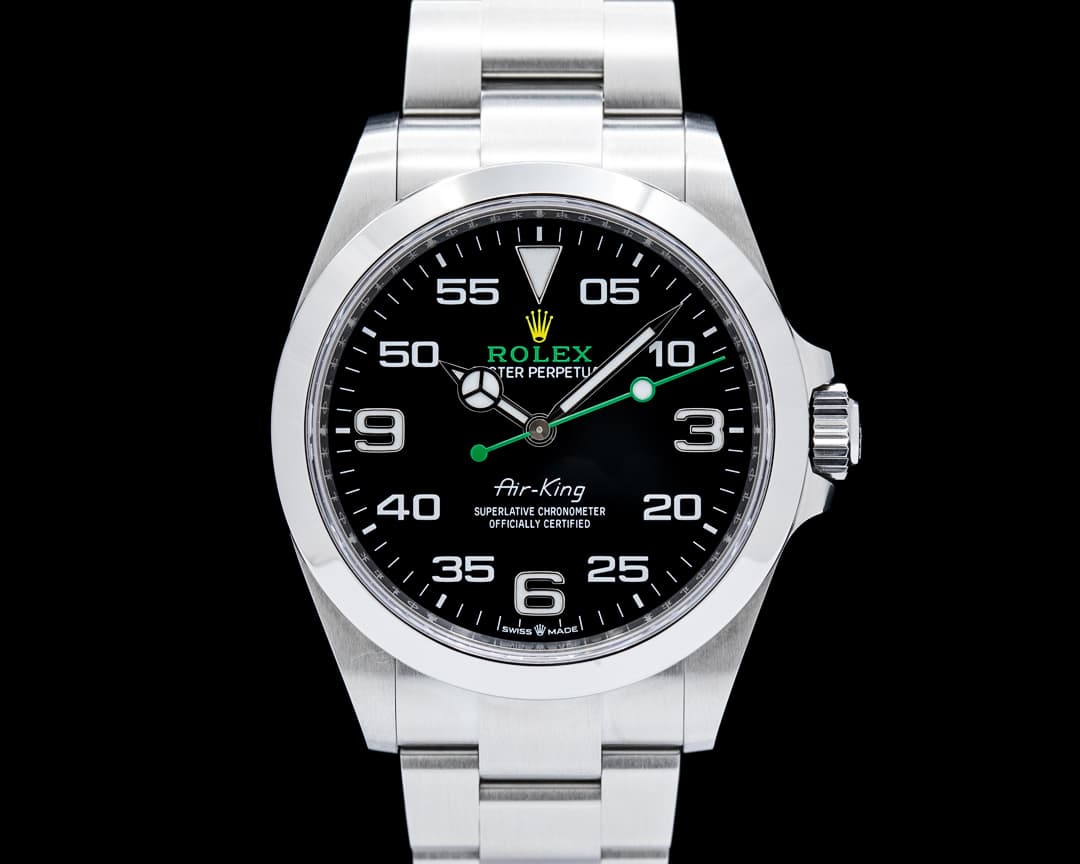 Image of Rolex 126900 Air-King SS Black Dial