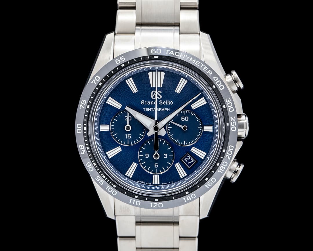 Image of Grand Seiko SLGC001G Tentagraph High-Intensity Titanium Blue Dial