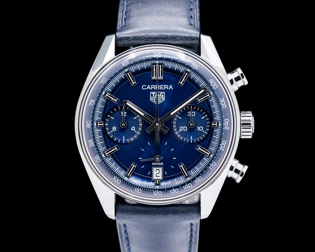 TAG Heuer Carrera Chronograph SS Blue Dial