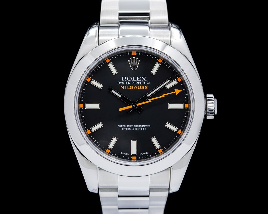Rolex 116400 Milgauss SS Black Dial Circa. 2008