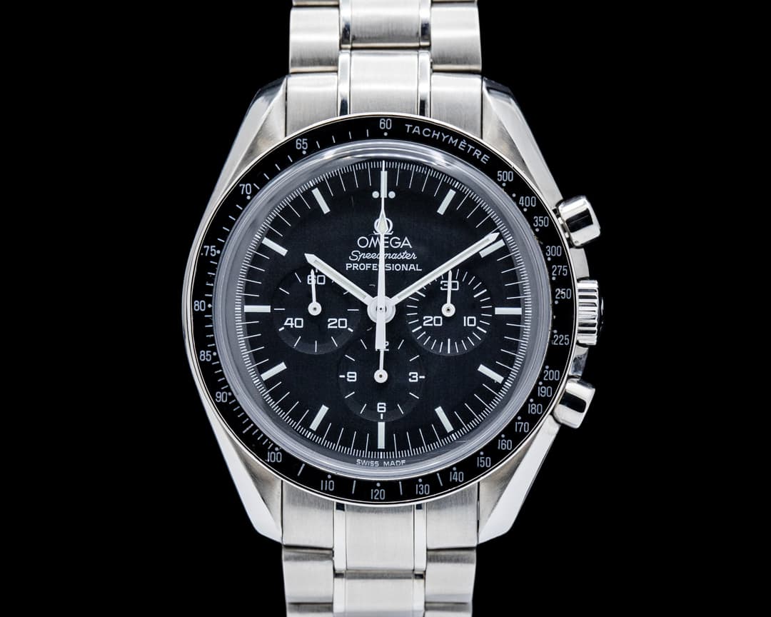 Omega Speedmaster Professional Moonwatch SS Black Dial