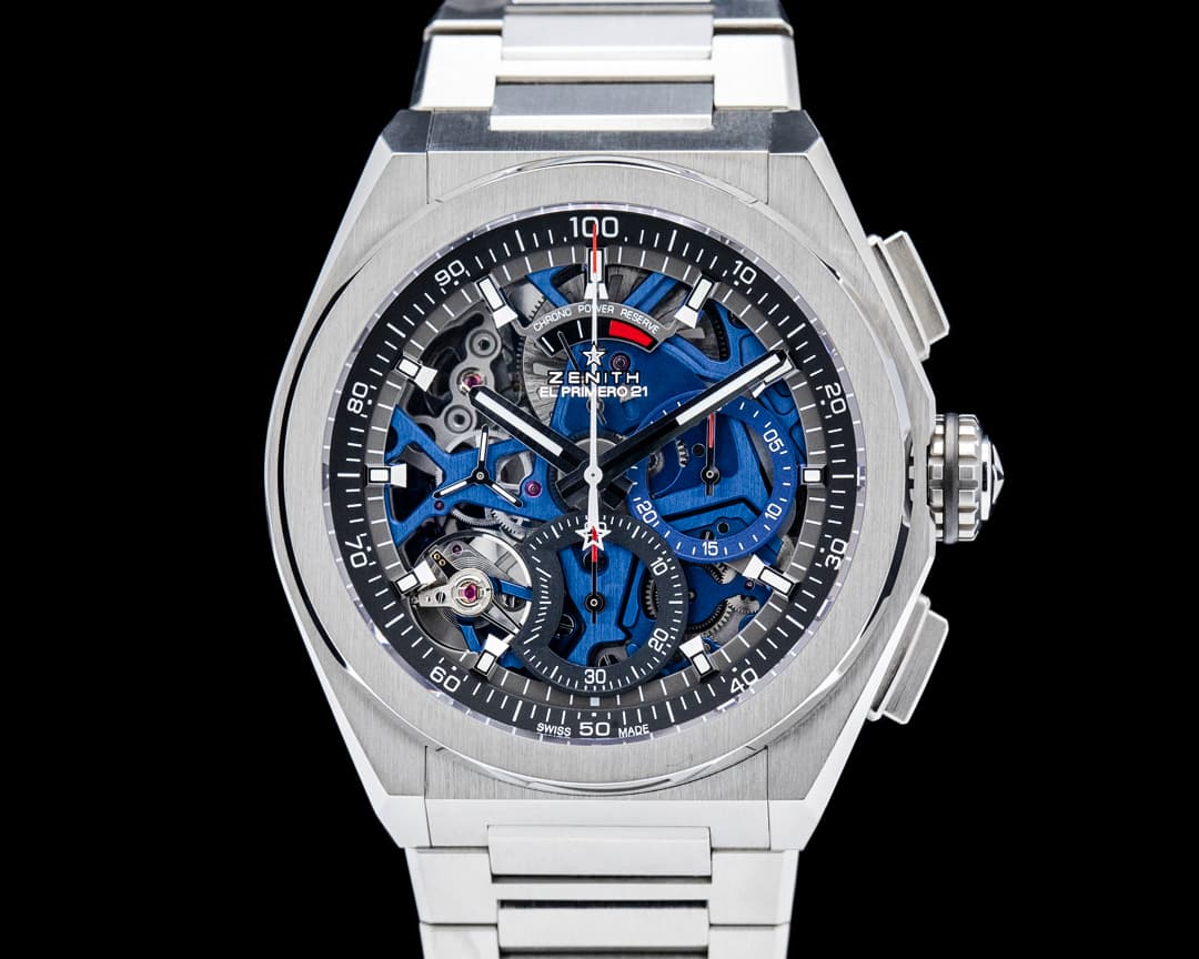 Zenith Defy El Primero 21 Titanium Skeleton Blue Dial