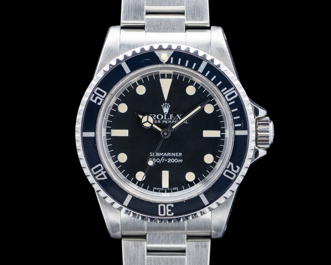 Rolex 5513 Vintage Submariner SS Black Dial Circa. 1982