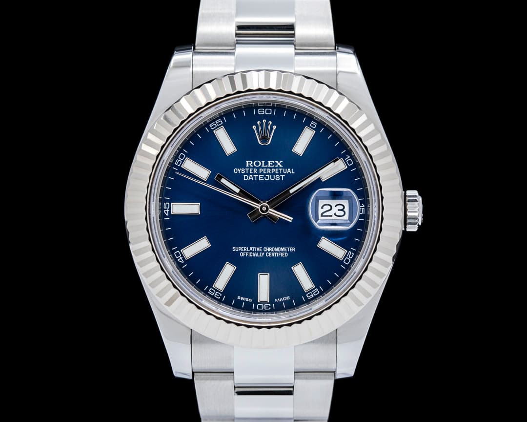 Rolex 116334 Datejust II SS Blue Dial