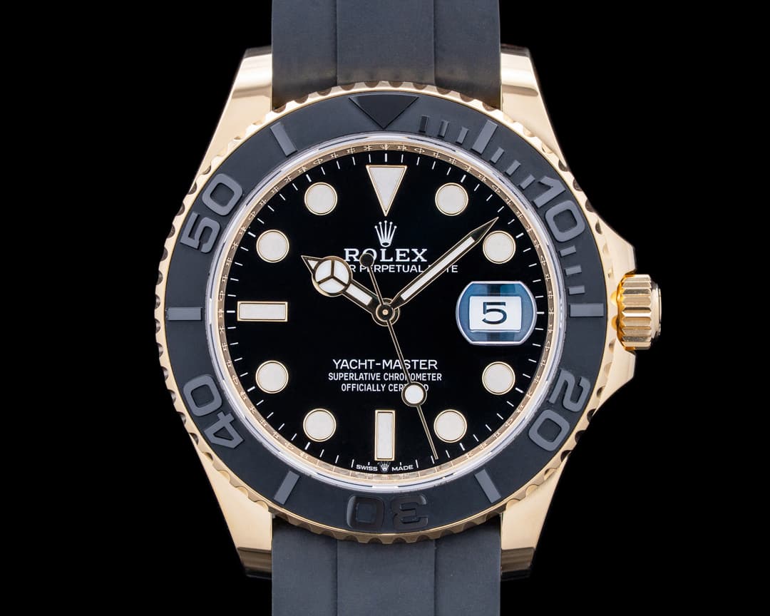 Rolex 226658 Yacht-Master 42 18K Yellow Gold Black Dial