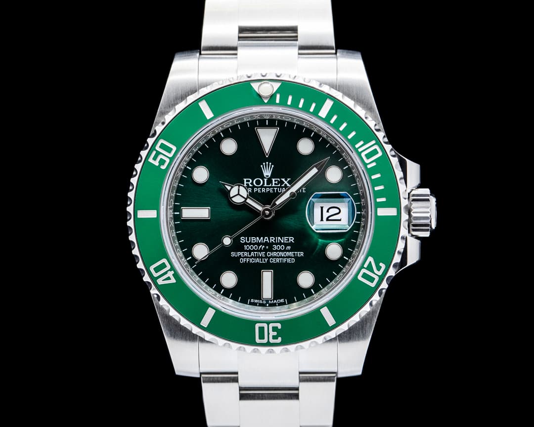 Rolex 116610LV Submariner Date "Hulk" SS Green Dial