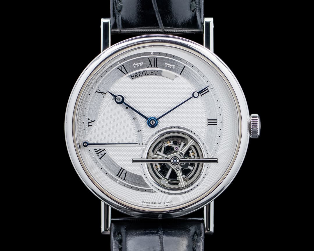 Breguet 5377PT Classique Tourbillon Extra-Plat Platinum Silver Dial