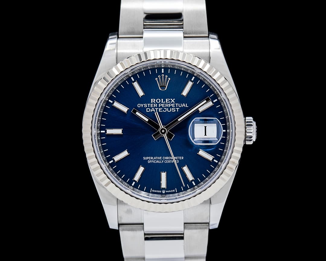 Rolex 126234 Datejust 36 SS Blue Dial