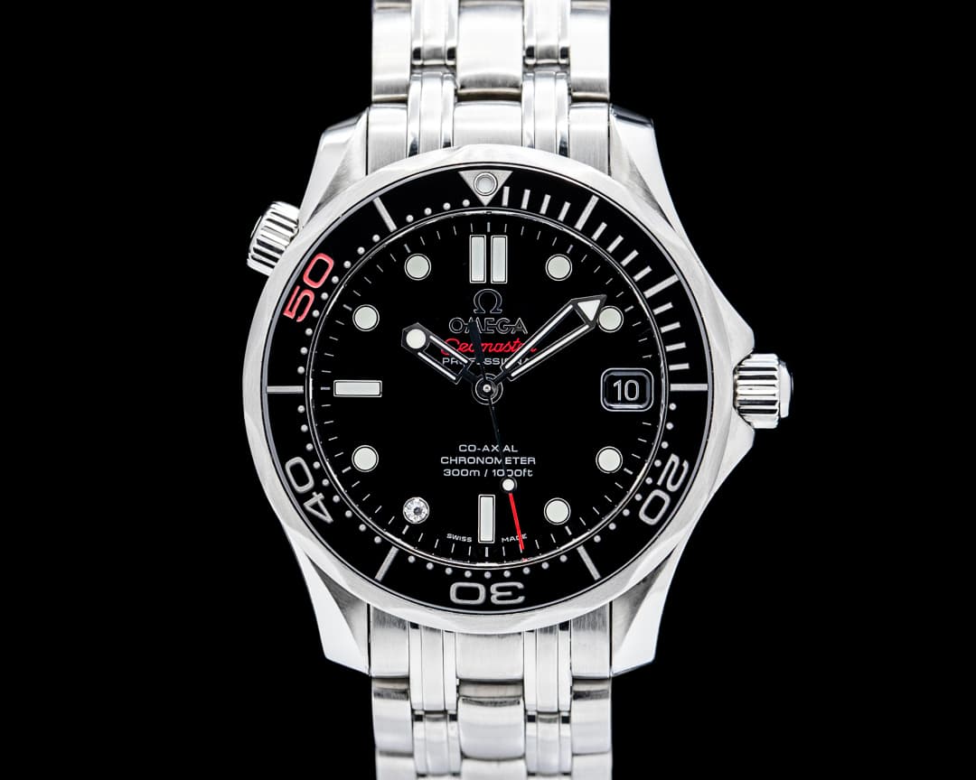 Omega Seamaster Diver 300M "James Bond 50th Anniversary" SS Black Dial