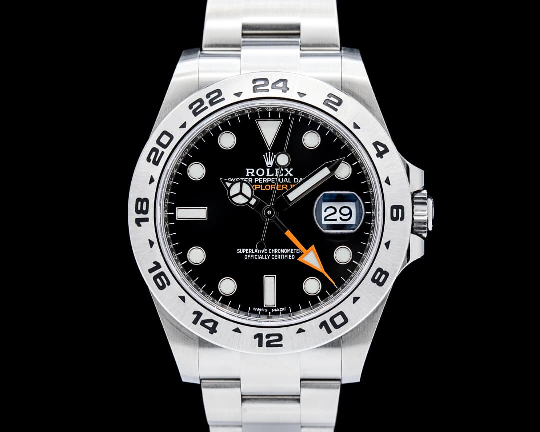 Rolex 216570 Explorer II SS Black Dial