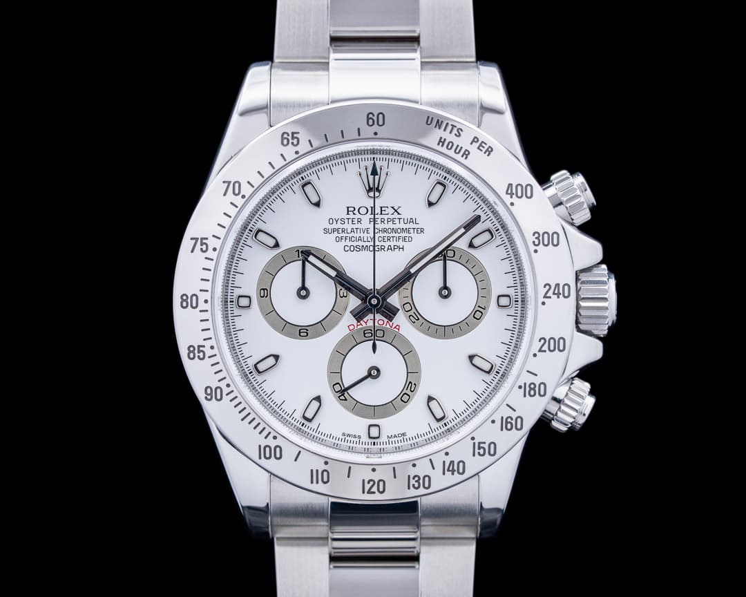 Rolex 116520 Daytona SS White Dial