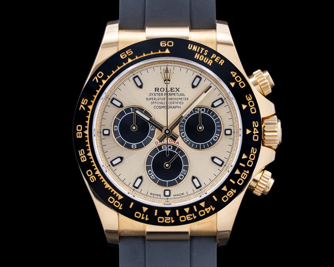 Rolex 116518LN Daytona "Pikachu" 18K Yellow Gold Champagne Dial