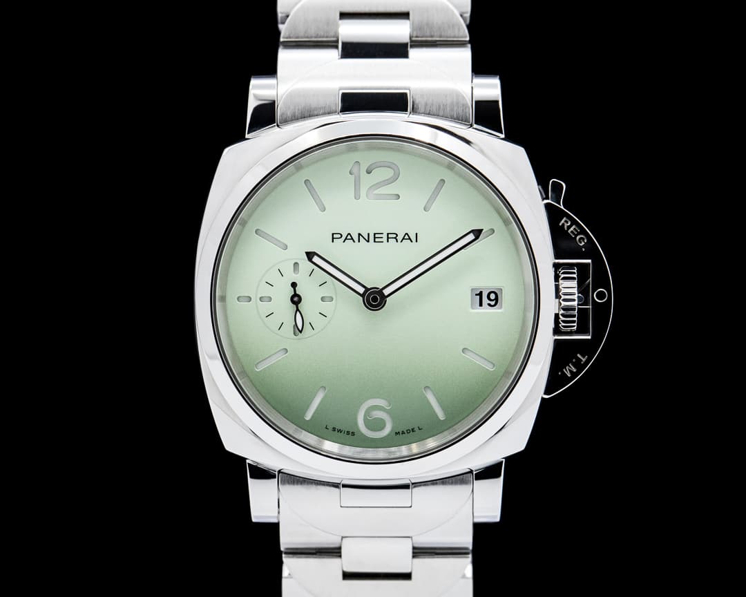Panerai PAM01311 Luminor Due "Pastello" SS Green Dial LIMITED