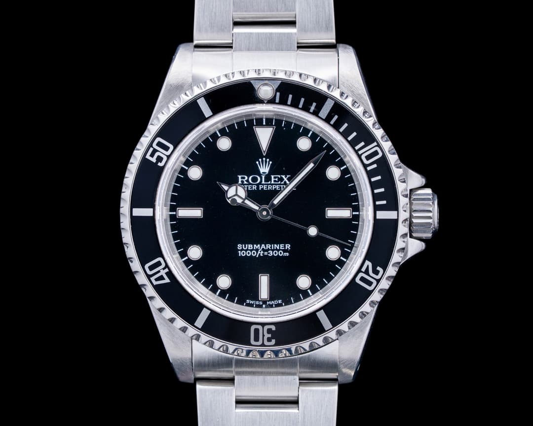 Rolex 14060 Submariner No Date SS Black Dial