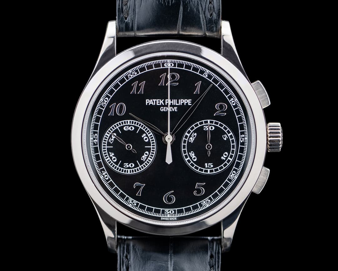 Patek Philippe 5170G Manual Wind Chronograph 18K White Gold Black Dial