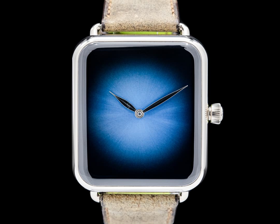 H. Moser & Cie. Swiss Alp Watch "Brrrr" 18K White Gold Funky Blue Dial LIMITED