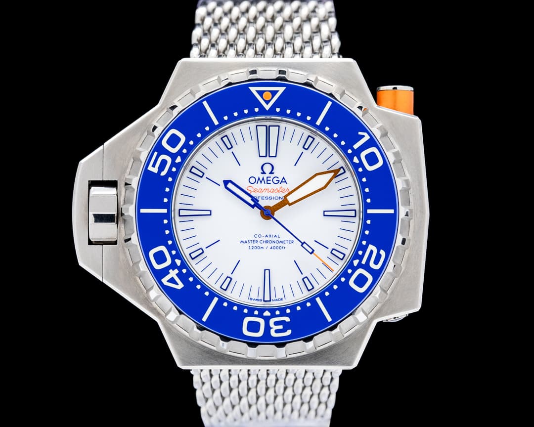 Omega Seamaster Ploprof 1200M Titanium White Dial