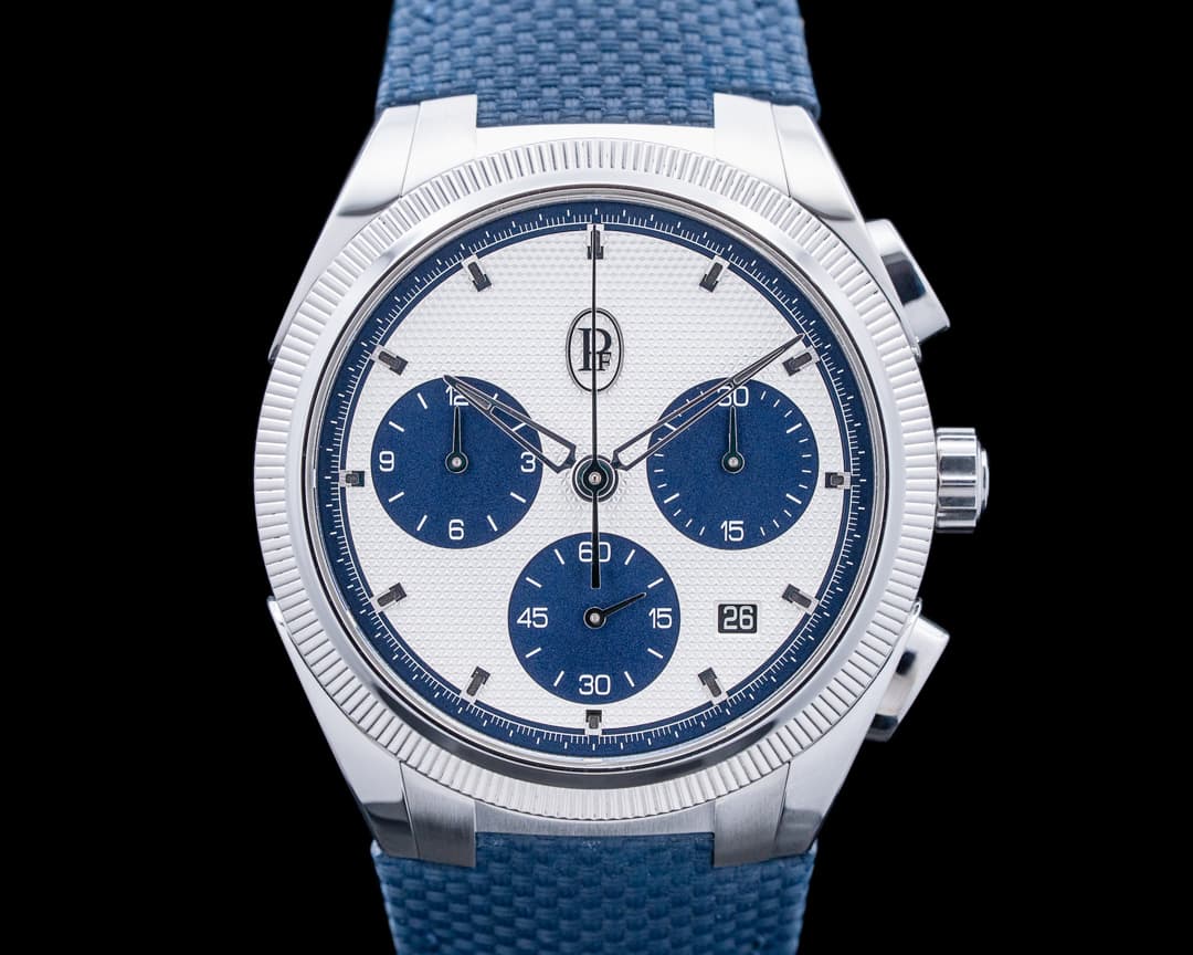 Parmigiani Tonda PF Sport Chronograph Milano Blue SS Silver Dial 2025