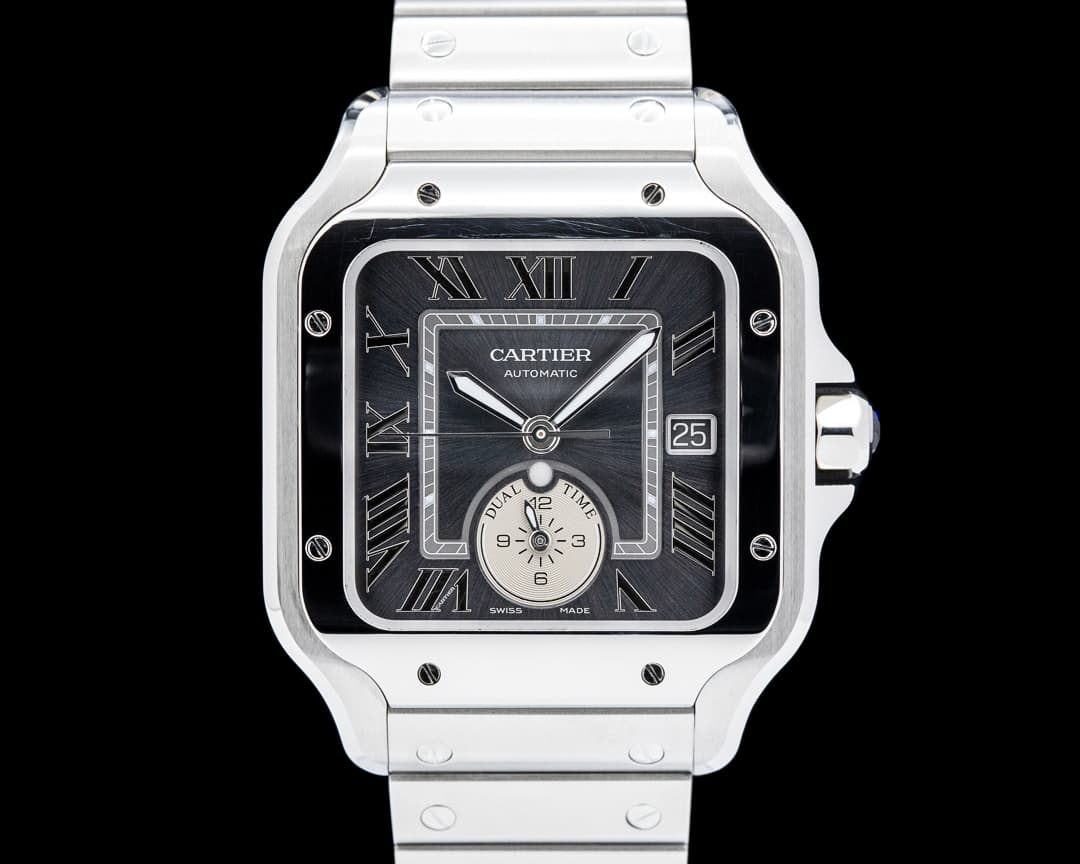Image of Cartier Santos De Cartier Dual Time SS Gray Dial 2026