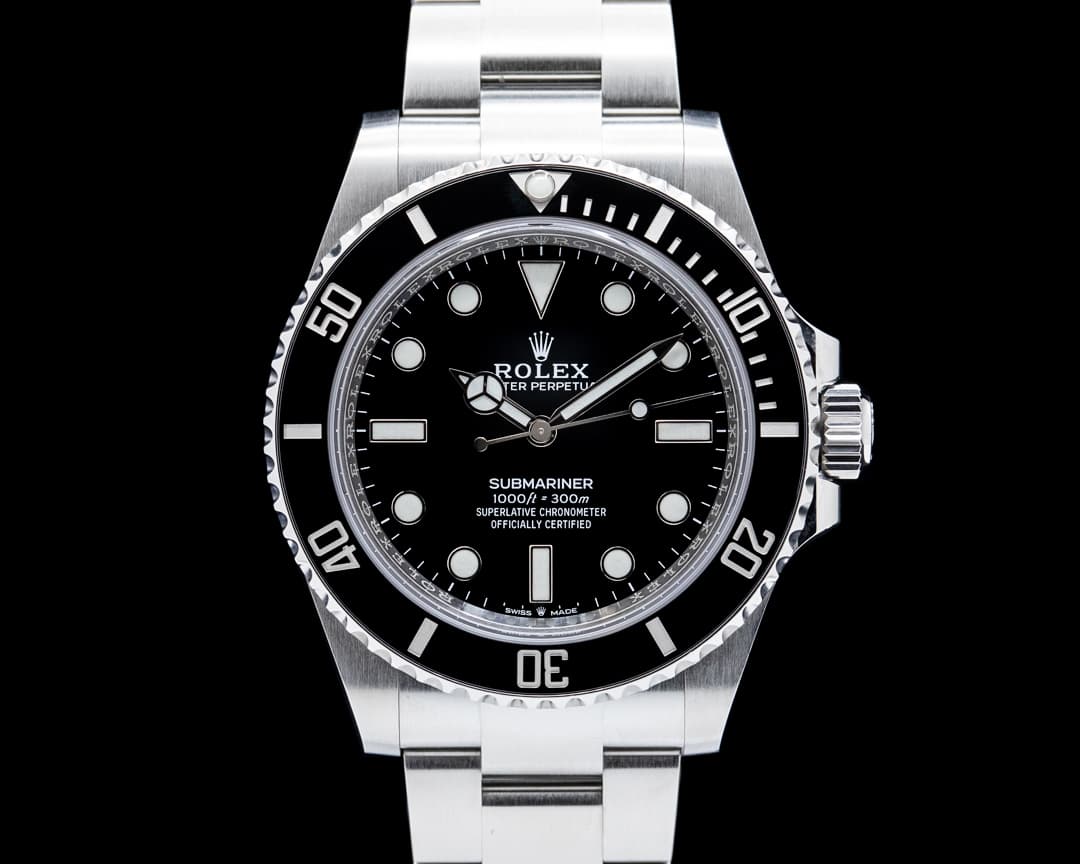 Rolex 124060 Submariner No Date SS Black Dial