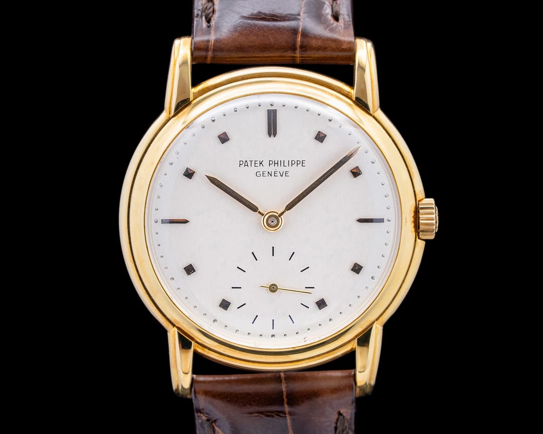 Image of Patek Philippe 2500 Calatrava 18K Yellow Gold Silver Dial