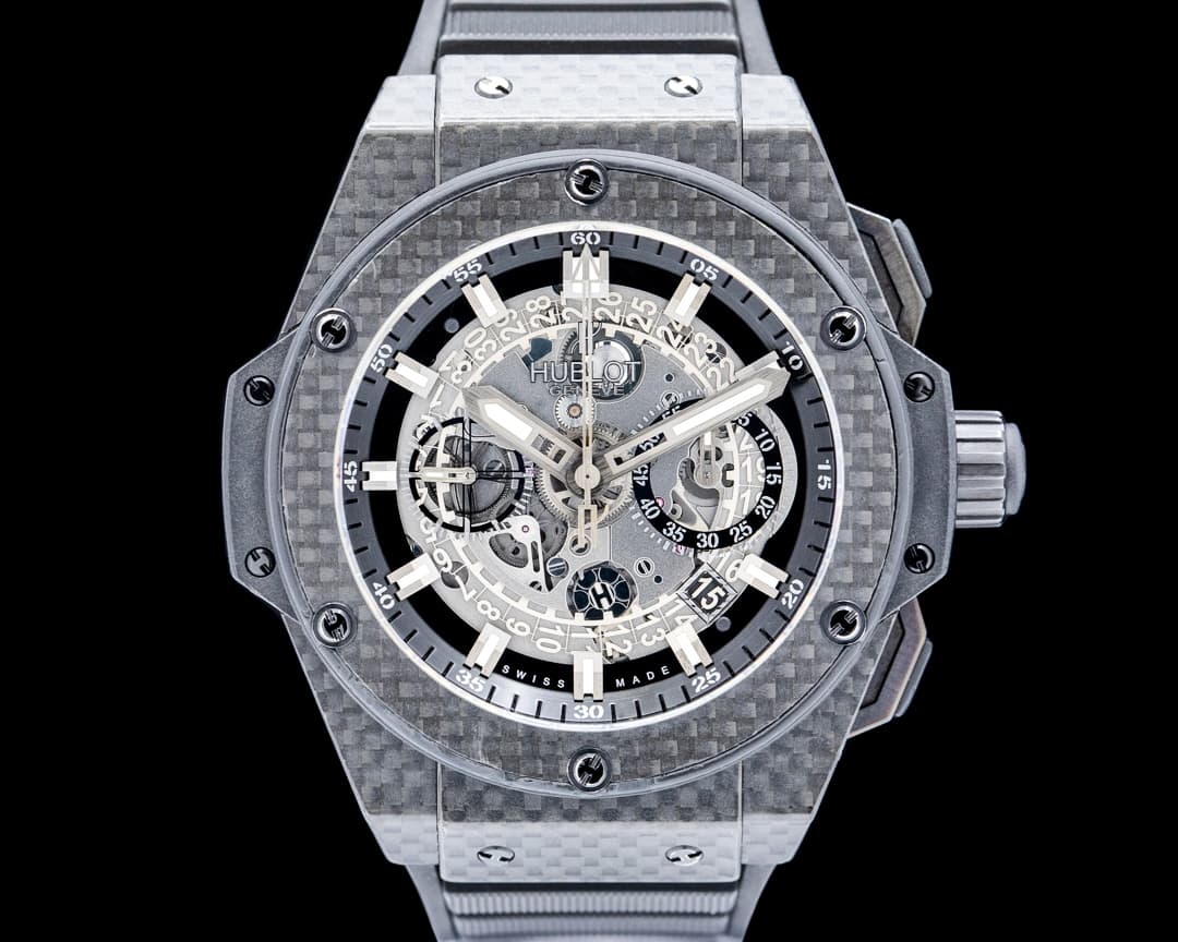 Image of Hublot King Power Unico All Carbon Skeleton Dial