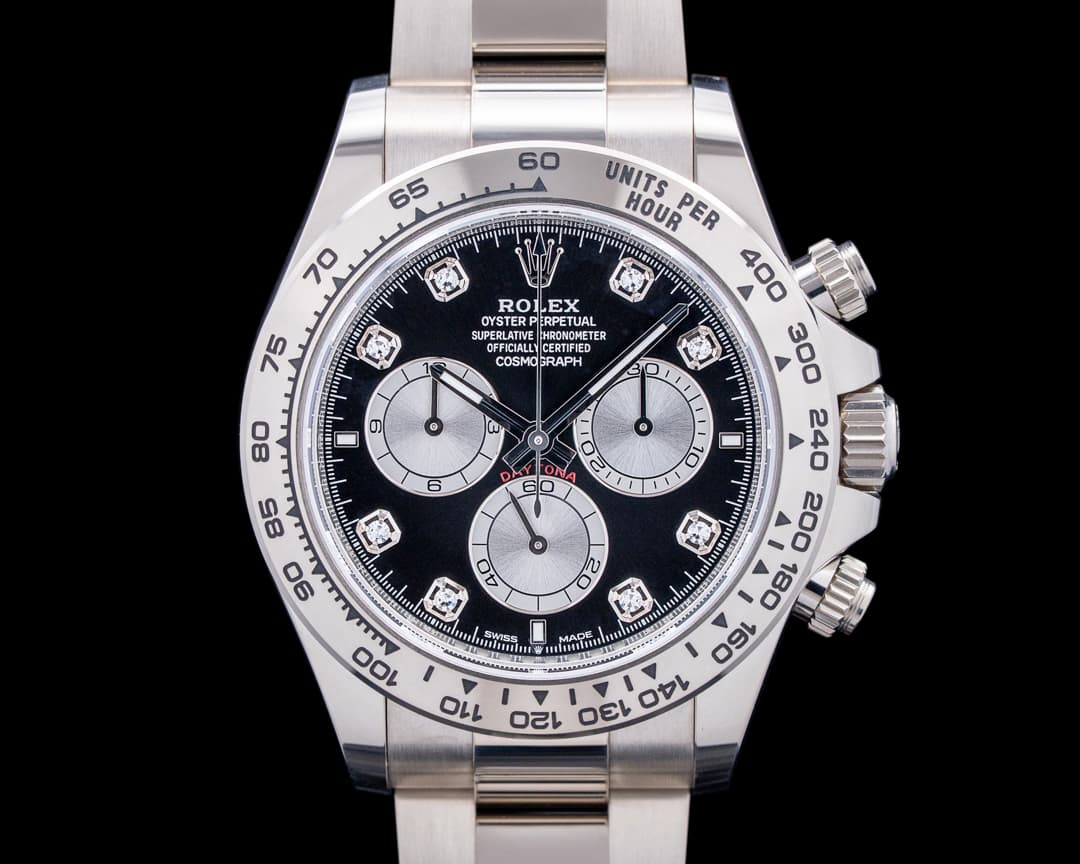 Rolex 126509 Daytona 18K White Gold Black Diamond Dial 2026