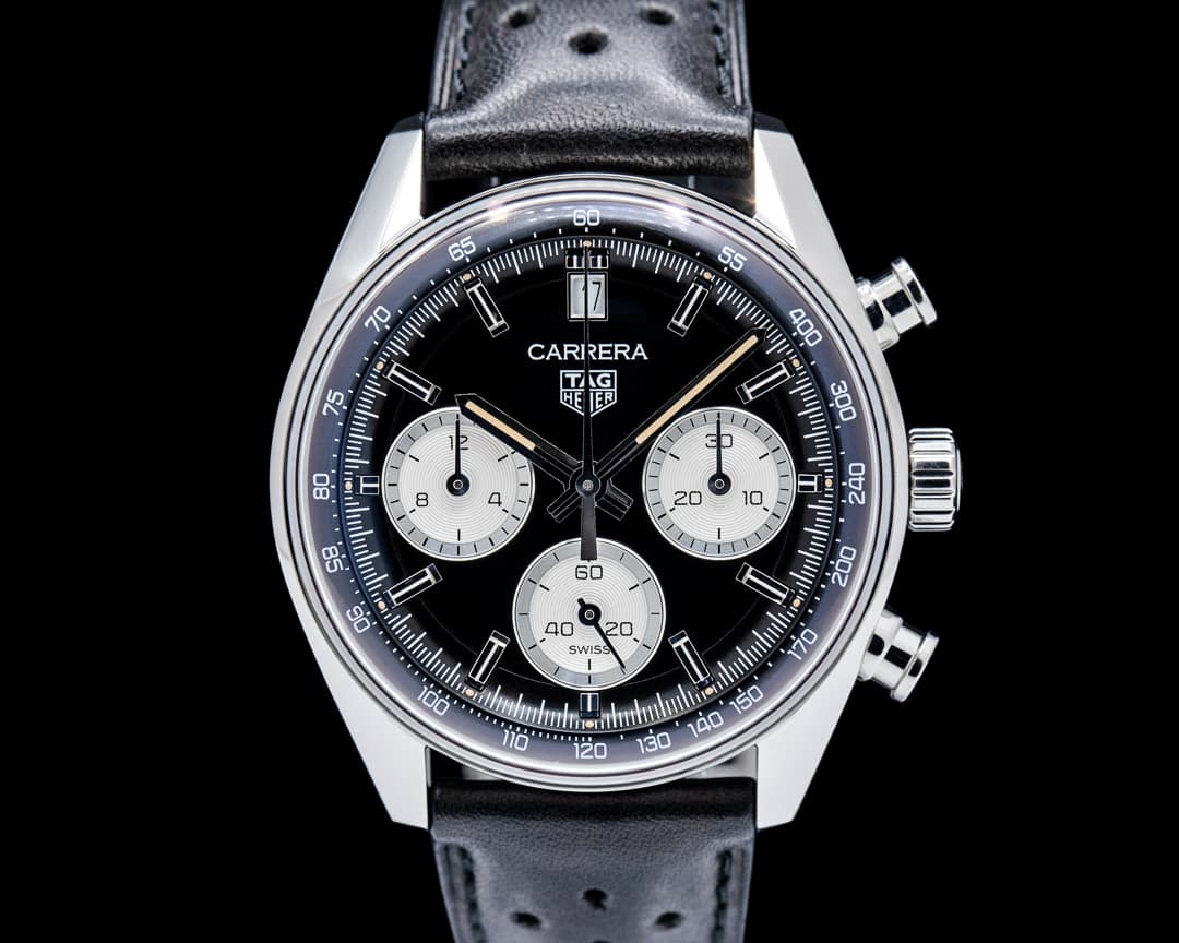TAG Heuer Carrera Chronograph SS Black Dial