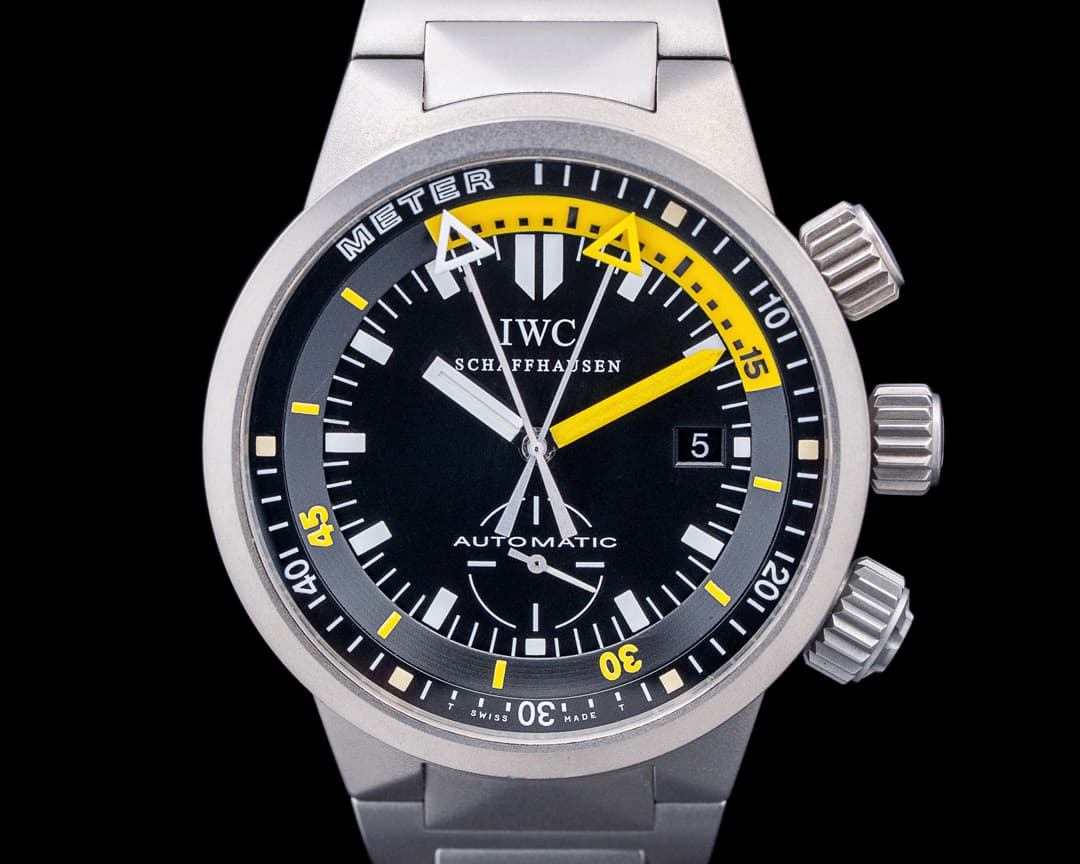 Image of IWC IW352701 GST Deep One Titanium Black Dial