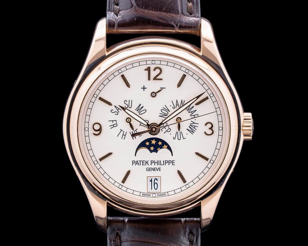 Image of Patek Philippe 5146R Annual Calendar Moonphase 18K Rose Gold Cream Dial