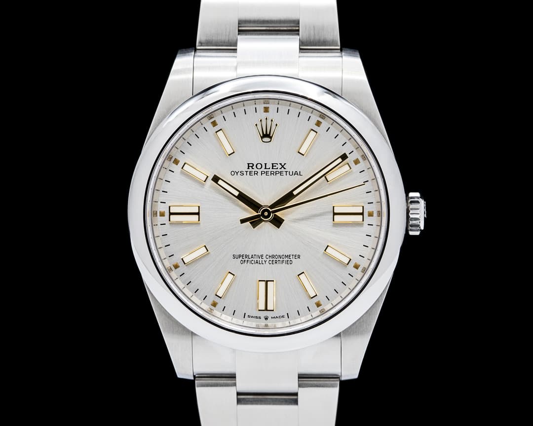 Image of Rolex 124300 Oyster Perpetual SS Silver Dial