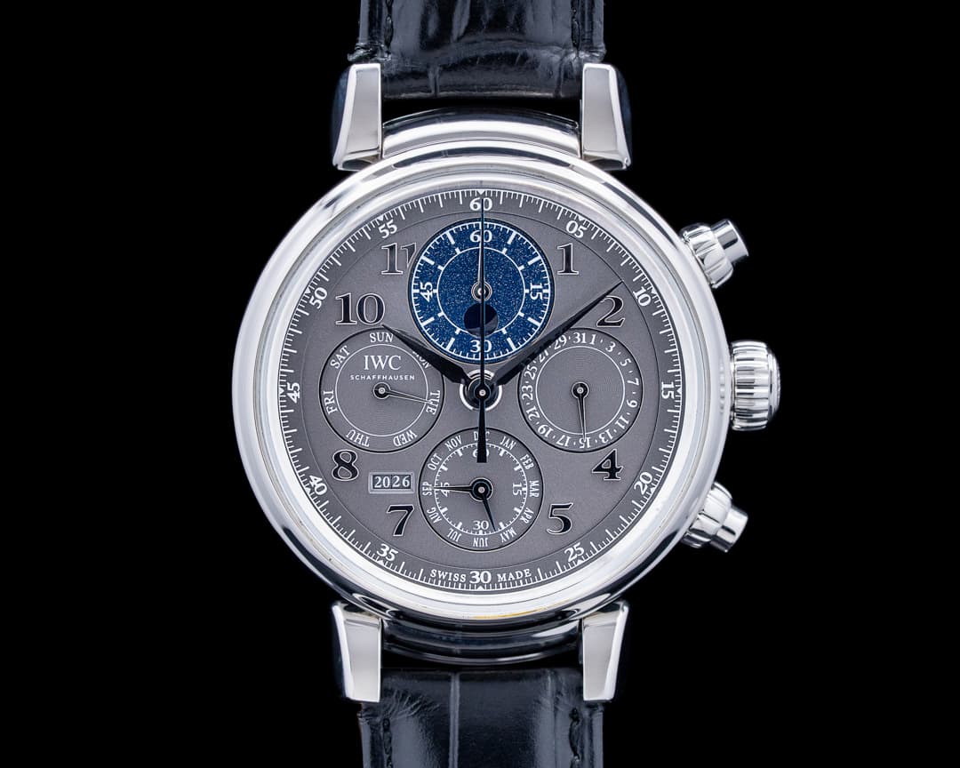 Image of IWC IW392103 Da Vinci Perpetual Calendar Chronograph SS Gray Dial