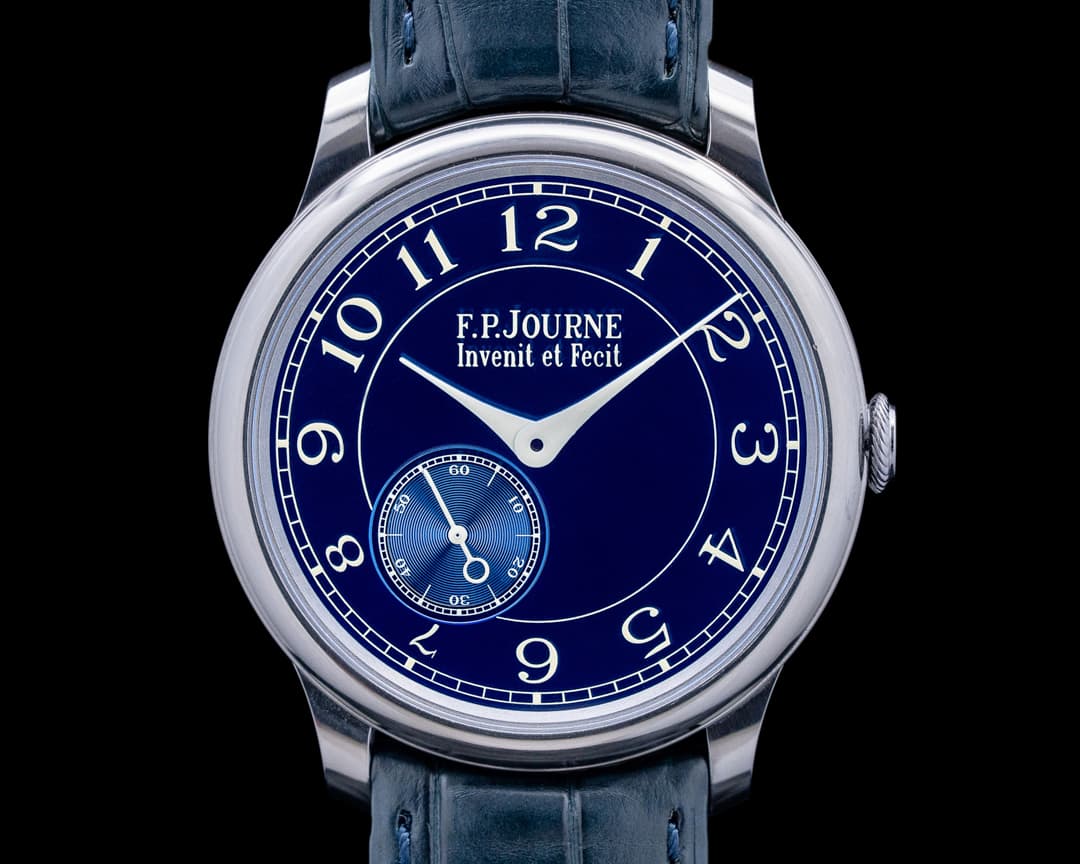 Image of F.P. Journe Chronometre Bleu Tantalum Blue Dial